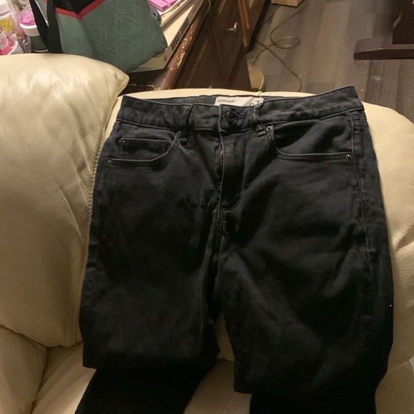 Black womens Garage brand skinny jeans - Picture 3 of 5